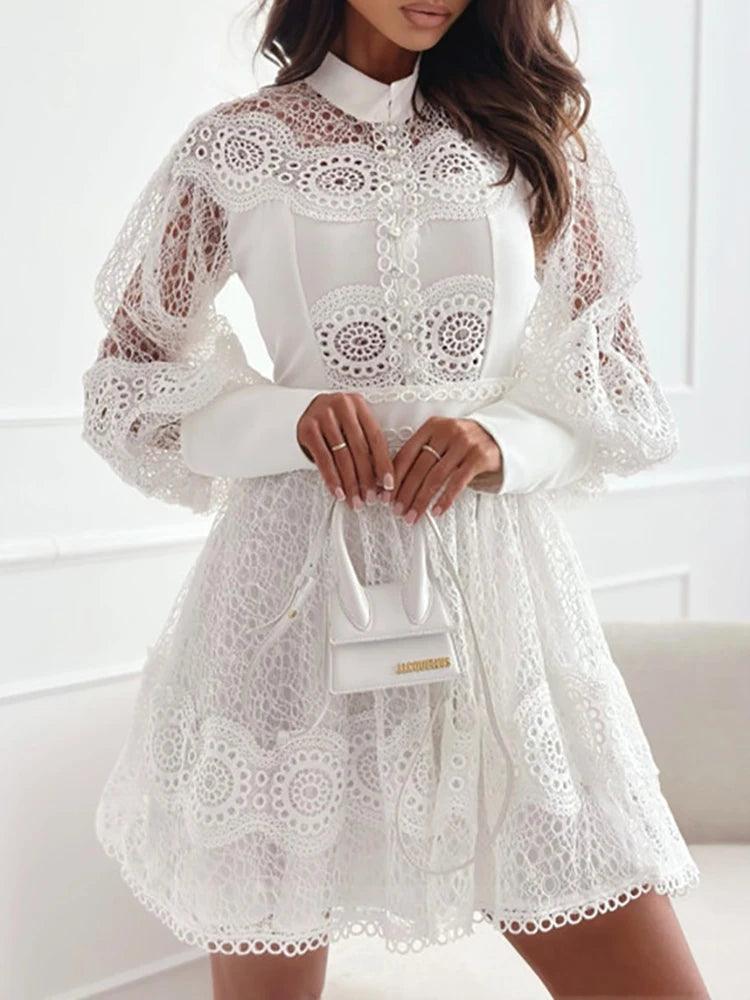 Robe Mini Dentelle Sexy – Belle & Lace