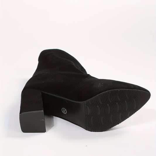 Bottines - Velours Élancé