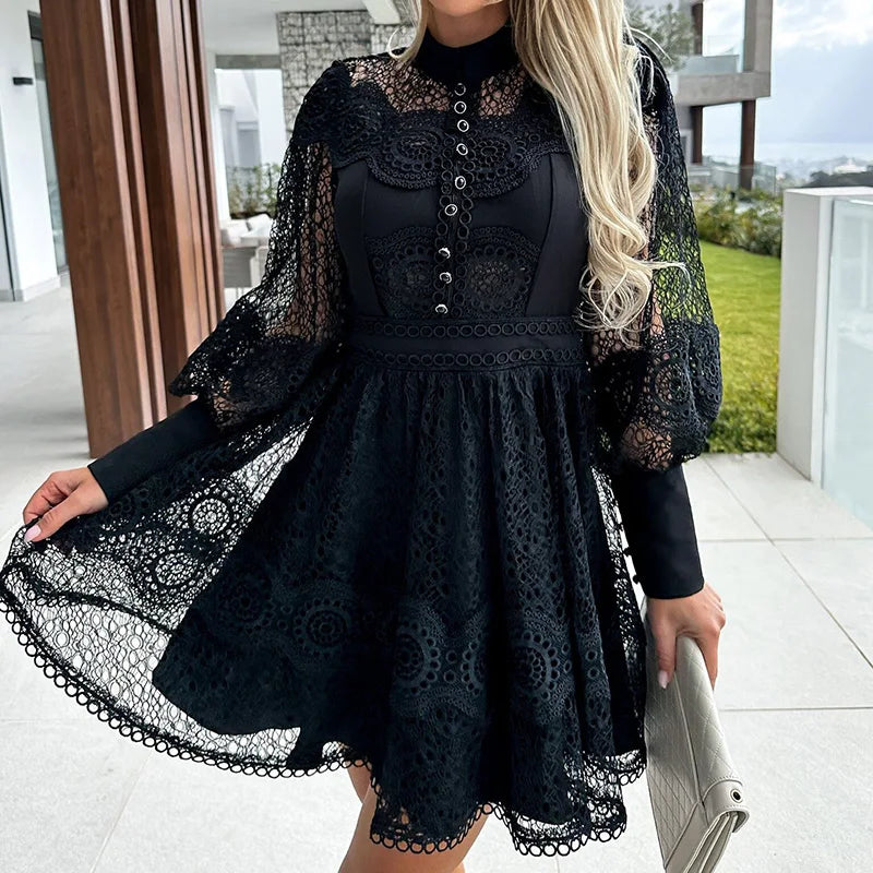 Robe Mini Dentelle Sexy – Belle & Lace