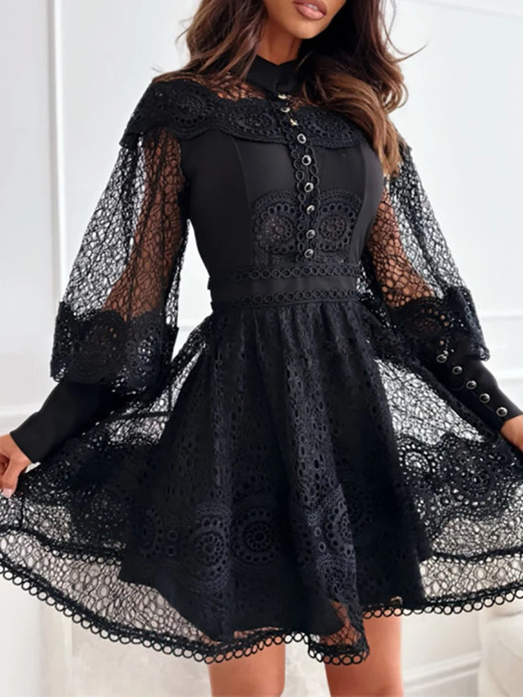 Robe Mini Dentelle Sexy – Belle & Lace