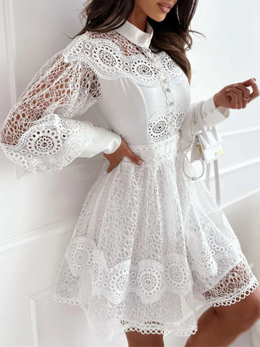 Robe Mini Dentelle Sexy – Belle & Lace