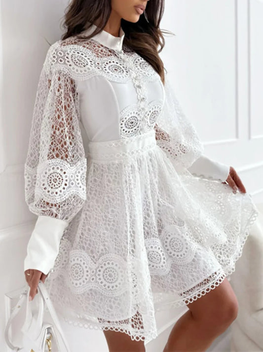 Robe Mini Dentelle Sexy – Belle & Lace