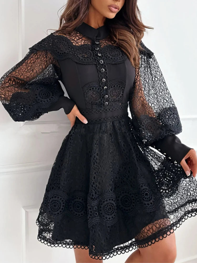 Robe Mini Dentelle Sexy – Belle & Lace